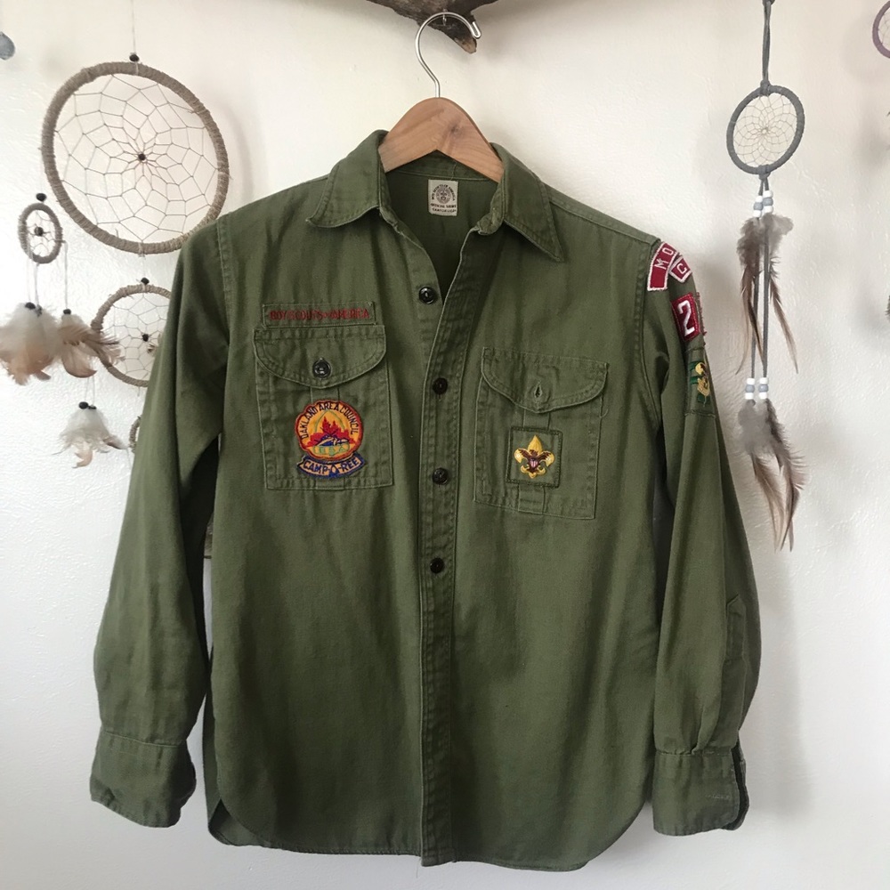 True vintage 1970’s Boy Scouts shirt